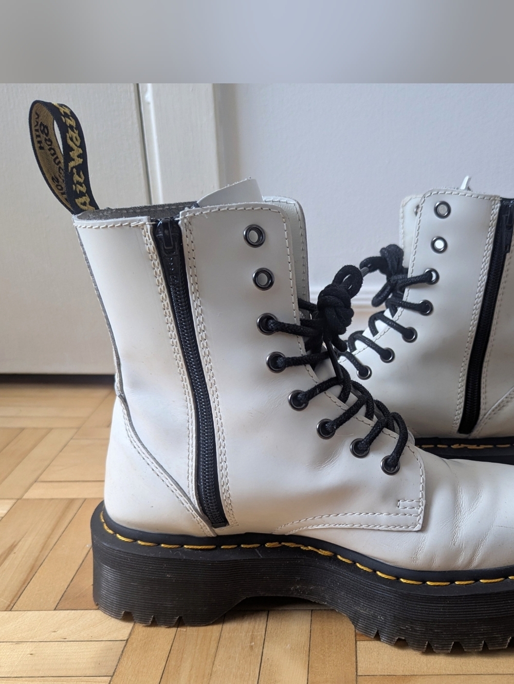 Jadon Smooth Leather Platform Boots - Picture 7 of 15